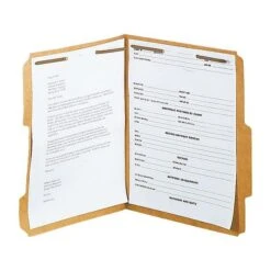 Oxford Pendaflex Card Stock Classification Folders, 1/3-Cut Tab, Letter Size, Manila, 50/Box (PFX FM213)