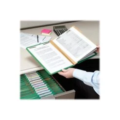 Smead 100% Recycled Pressboard Classification Folders, 2/5-Cut Tab, Letter Size, 2 Dividers, Green, 10/Box (14063) -Esseltela Shop sp43803651 s7