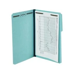 Pendaflex Heavy-Duty Classification Folders, Letter Size, Light Blue, 25/Box (PFX FP213)