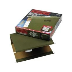 Pendaflex Reinforced Hanging File Folders, 5-Tab, 4" Expansion, Letter Size, Standard Green, 25/Box (PFX 04152x4) -Esseltela Shop sp43812479 s7