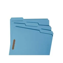 Smead Fastener File Folders, 2 Fasteners, Reinforced 1/3-Cut Tab, Letter Size, Blue, 50/Box (12040) -Esseltela Shop sp43812843 s7