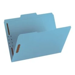 Smead Fastener File Folders, 2 Fasteners, Reinforced 1/3-Cut Tab, Letter Size, Blue, 50/Box (12040) -Esseltela Shop sp43812844 s7