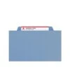 Smead Card Stock Heavy Duty Classification Folders, 2" Expansion, Letter Size, 2 Dividers, Blue, 10/Box (14001) -Esseltela Shop sp43813931 s7