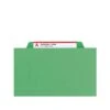 Smead Card Stock Heavy Duty Classification Folders, 2" Expansion, Letter Size, 2 Dividers, Green, 10/Box (14002) -Esseltela Shop sp43813937 s7