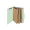 Smead Classification Folders With SafeSHIELD Fasteners, 3" Expansion, Letter Size, 3 Dividers, Gray/Green, 10/Box (14091) -Esseltela Shop sp43813961 s7