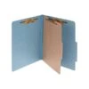 ACCO Pressboard 4-Part Classification Folders, Letter Size, Blue, 10/Box (A7015024) -Esseltela Shop sp43813997 s7