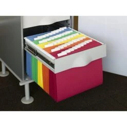 Smead Hanging File Folders, 1/5-Cut Tab, Letter Size, Assorted Colors, 25/Box (64059) -Esseltela Shop sp43814053 s7