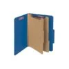 Smead Classification Folders With SafeSHIELD Fasteners, 2" Expansion, Letter Size, 2 Dividers, Dark Blue, 10/Box (14032) -Esseltela Shop sp43815157 s7