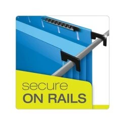 Pendaflex SureHook Reinforced Extra Capacity Hanging File Folders, Letter Size, Assorted Colors, 4/Pack (PFX 09213) -Esseltela Shop sp44336446 s7