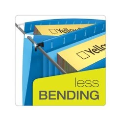 Pendaflex SureHook Reinforced Extra Capacity Hanging File Folders, Letter Size, Assorted Colors, 4/Pack (PFX 09213) -Esseltela Shop sp44336453 s7