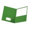 Oxford 2-Pocket Presentation Folders, Green, 25/Box (OXF 57503) -Esseltela Shop sp44343094 s7