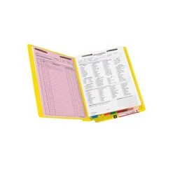 Smead End Tab Classification Folders, Shelf-Master Reinforced Straight-Cut Tab, Letter Size, Yellow, 50/Box (25940) -Esseltela Shop sp44487868 s7