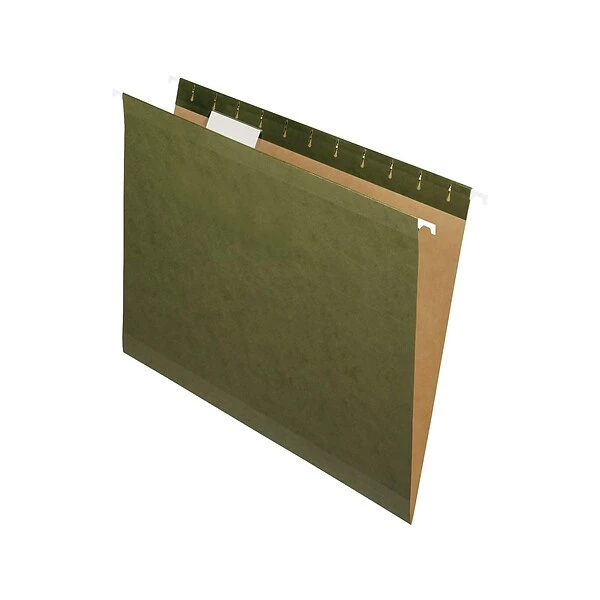 Pendaflex Hanging File Folder, 5-Tab, Letter Size, Green, 25/Box (PFX 4152) 3 Pendaflex Hanging File Folder, 5-Tab, Letter Size, Green, 25/Box (PFX 4152)