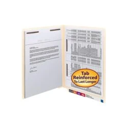 Smead End Tab Classification Folders, Shelf-Master Reinforced Straight-Cut Tab, Letter Size, Manila, 50/Box (34120) -Esseltela Shop sp44488003 s7