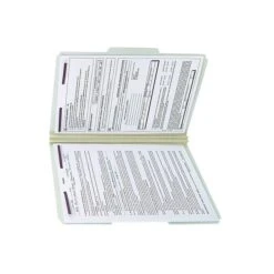 Smead Pressboard Classification Folders With SafeSHIELD Fasteners, 1/3-Cut Tab, Legal Size, Gray/Green, 25/Box (19934) -Esseltela Shop sp44488167 s7