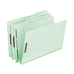 Pendaflex Heavy-Duty Pressboard Classification Folders, Letter Size, Leaf Green, 25/Box (PFX17182)