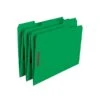 Smead Fastener File Folders, 2 Fasteners, Reinforced 1/3-Cut Tab, Letter Size, Green, 50/Box (12140)