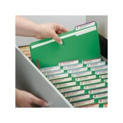 Smead Fastener File Folders, 2 Fasteners, Reinforced 1/3-Cut Tab, Letter Size, Green, 50/Box (12140) -Esseltela Shop sp44488407 s7