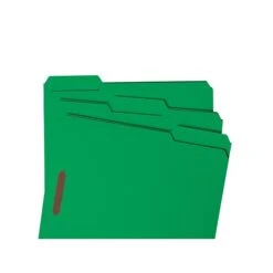 Smead Fastener File Folders, 2 Fasteners, Reinforced 1/3-Cut Tab, Letter Size, Green, 50/Box (12140) -Esseltela Shop sp44488409 s7