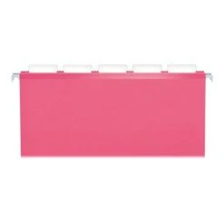 Pendaflex Reinforced Hanging File Folders, 1/5 Tab, Letter Size, Pink, 25/Box (PFX 4152 1/5 PIN) -Esseltela Shop sp44488581 s7