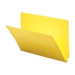 Smead End Tab Classification Folders, Shelf-Master Reinforced Straight-Cut Tab, Legal Size, Yellow, 50/Box (28940)