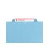 Smead Heavy Duty Pressboard Classification Folders With SafeSHIELD Fasteners, 1/3-Cut Tab, Letter Size, Blue, 25/Box (14937) -Esseltela Shop sp44489299 s7