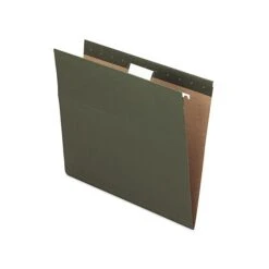 Pendaflex Recycled Hanging File Folders, Letter Size, Standard Green, 25/Box (PFX 81602)