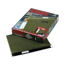 Pendaflex Reinforced Hanging File Folders, 1" Expansion, Letter Size, Standard Green 25/Box -Esseltela Shop sp44489797 s7