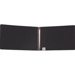 Oxford 2-Prong Report Cover With Reinforced Side Hinge, 11" X 17", Black (13206)