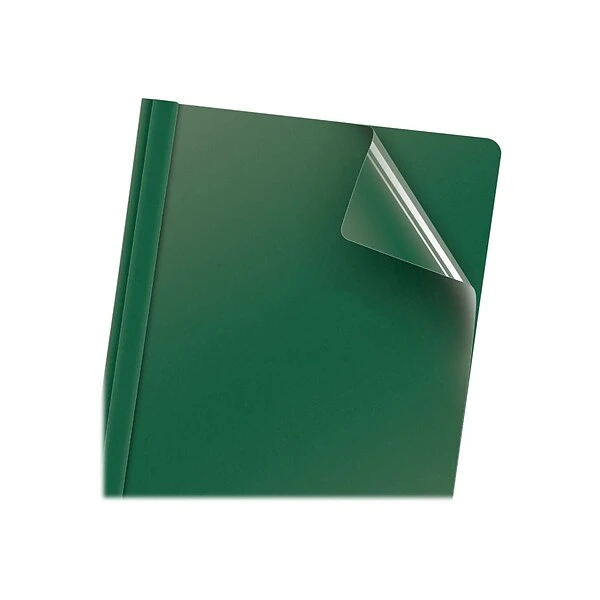 Oxford Clear Front Report Cover, Letter Size, Hunter Green, 25/Box (OXF 55856) 7 Oxford Clear Front Report Cover, Letter Size, Hunter Green, 25/Box (OXF 55856) - Image 5