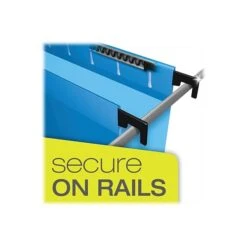 Pendaflex SureHook Reinforced Box Bottom Hanging File Folder, 1/5-Cut Tab, Letter Size, Blue, 25/Box (PFX 59202) -Esseltela Shop sp46530619 s7