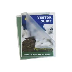 C-Line Deluxe Project Folders, Letter, Transparent, 50/Box (62138)