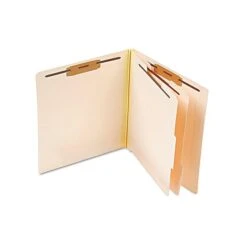 Pendaflex End Tab Classification Folder, 2-Dividers, 2" Expansion, Letter Size, Manila, 10/Box (PFX 13175)