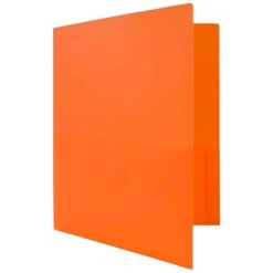 JAM Paper Heavy Duty 2-Pocket School Folders, Orange, 6/Pack (946176D) -Esseltela Shop sp55184505 s7