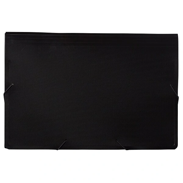 JAM Paper® 13 Pocket Plastic Expanding File, Accordion Folders, Legal Size, 10 X 15, Black, Sold Individually (2163584) 3 JAM Paper® 13 Pocket Plastic Expanding File, Accordion Folders, Legal Size, 10 X 15, Black, Sold Individually (2163584)
