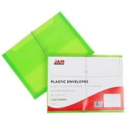 JAM Paper® Plastic Envelope With Elastic Band, 9.75 X 13 With 2.625 Inch Expansion, Lime Green, Sold Individually (218E25LI) 8 JAM Paper® Plastic Envelope With Elastic Band, 9.75 X 13 With 2.625 Inch Expansion, Lime Green, Sold Individually (218E25LI) -Esseltela Shop sp58557815 s7