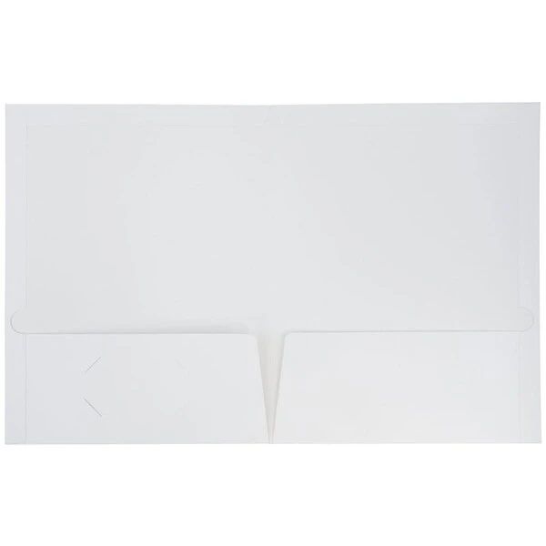 JAM PAPER Glossy Two Pocket Presentation Folder, White, 50/Box (385GWHC) 5 JAM PAPER Glossy Two Pocket Presentation Folder, White, 50/Box (385GWHC) - Image 3