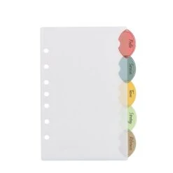 Avery Style Edge Blank Plastic Divider, 5-Tab, Multicolor (11118) -Esseltela Shop sp58981505 s7