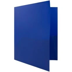 JAM Paper Plastic POP 2-Pocket Folders With Metal Prong Fastener, Deep Blue, 6/Pack (313525335) 8 JAM Paper Plastic POP 2-Pocket Folders With Metal Prong Fastener, Deep Blue, 6/Pack (313525335) -Esseltela Shop sp64340160 s7