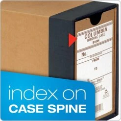 Globe-Weis Columbia 2-Ring Binding Case, Brown (GLW B50H) -Esseltela Shop sp64627481 s7