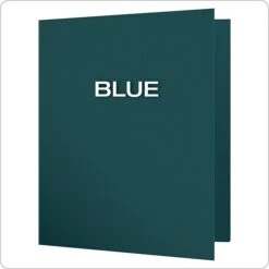 Esselte Oxford Earthwise 2-Pocket Portfolio Folders, Blue, 25/Box (OXF 78502) -Esseltela Shop sp64627653 s7