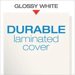 Oxford ShowFolio 2-Pocket Laminated Folders, White, 25/Box (OXF 51704) -Esseltela Shop sp64627891 s7