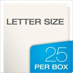 Oxford ShowFolio 2-Pocket Laminated Folders, White, 25/Box (OXF 51704) -Esseltela Shop sp64627893 s7