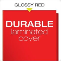 Oxford ShowFolio 2-Pocket Laminated Folders, Red, 25/Box (OXF 51711) -Esseltela Shop sp64627909 s7