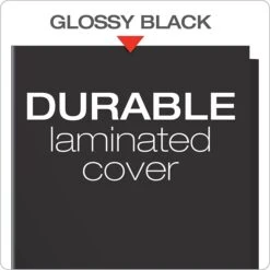 Oxford ShowFolio Twin Laminated Folders, Black, 25/Box (OXF 51706) -Esseltela Shop sp64627915 s7