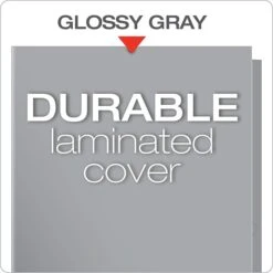 Oxford ShowFolio 2-Pocket Laminated Folders, Gray, 25/Box (OXF 51705) -Esseltela Shop sp64627921 s7