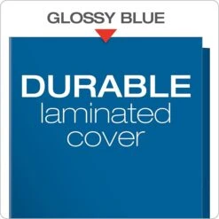 Oxford ShowFolio Twin Laminated Folders, Blue, 25/Box (OXF 51701) -Esseltela Shop sp64628015 s7