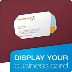 Oxford Twin Portfolio Folders, Burgundy, 25/Box (OXF 57557) -Esseltela Shop sp64628073 s7