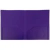 JAM Paper Heavy Duty 2-Pocket Folder, Purple, 6/Pack (383Hpua) -Esseltela Shop sp71001460 s7