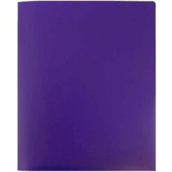 JAM Paper Heavy Duty 2-Pocket Folder, Purple, 6/Pack (383Hpua) -Esseltela Shop sp71001463 s7